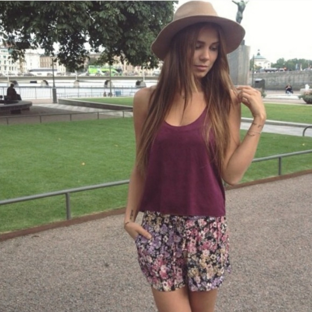 Donated to Maui Fire Victims/ Brandy Melville floral shorts eve remi S Hayden BM